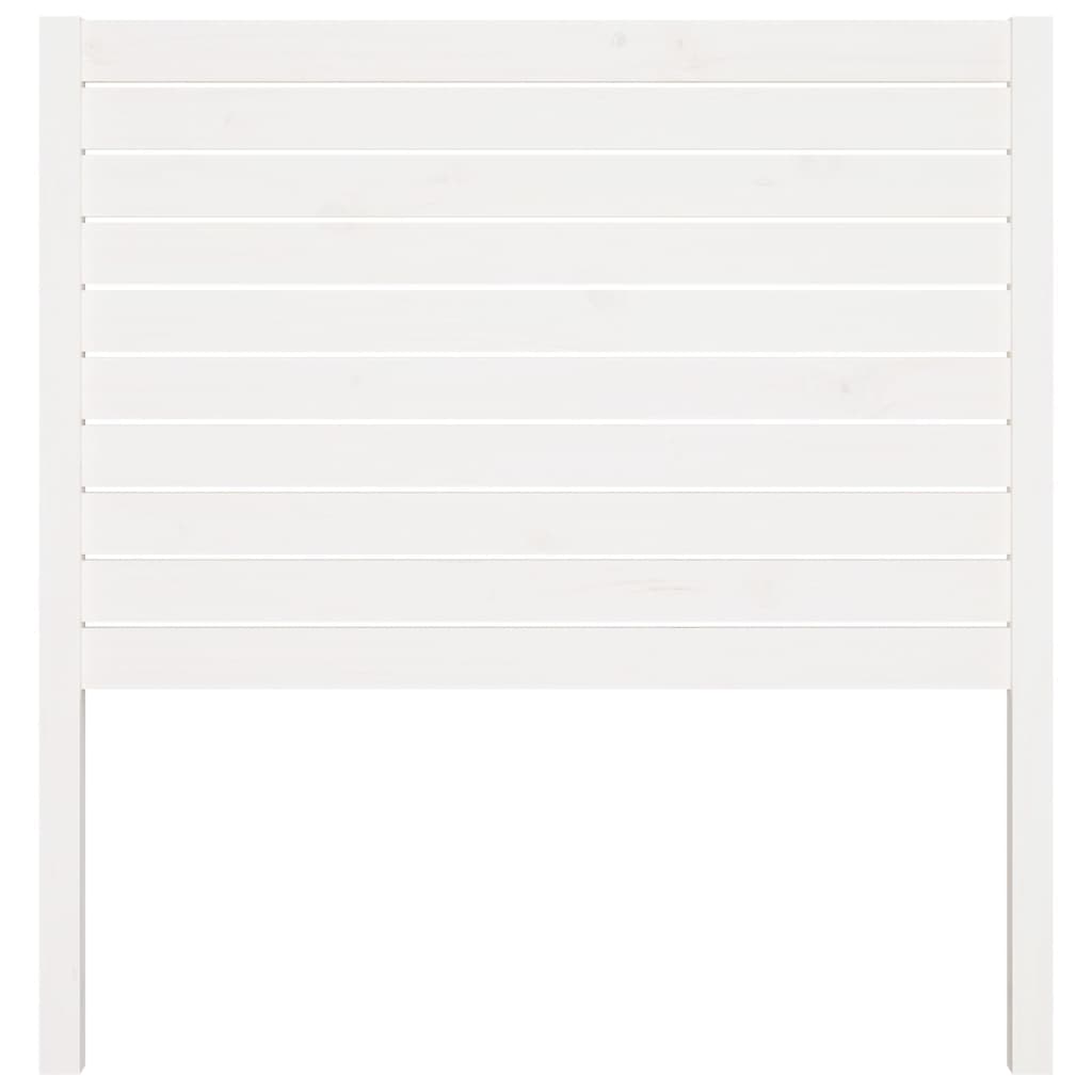 

vidaXL Hoofdbord 106x4x100 cm massief grenenhout wit