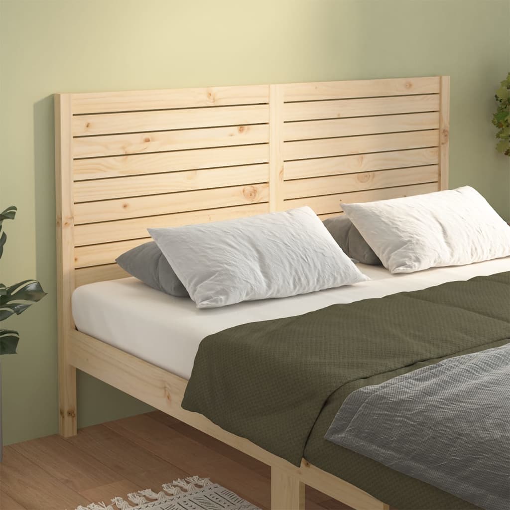 vidaXL Tăblie de pat, 126x4x100 cm, lemn masiv de pin (si imagine noua