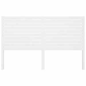 vidaXL Κεφαλάρι Κρεβατιού Λευκό 141 x 4 x 100 εκ. Μασίφ Ξύλο Πεύκου