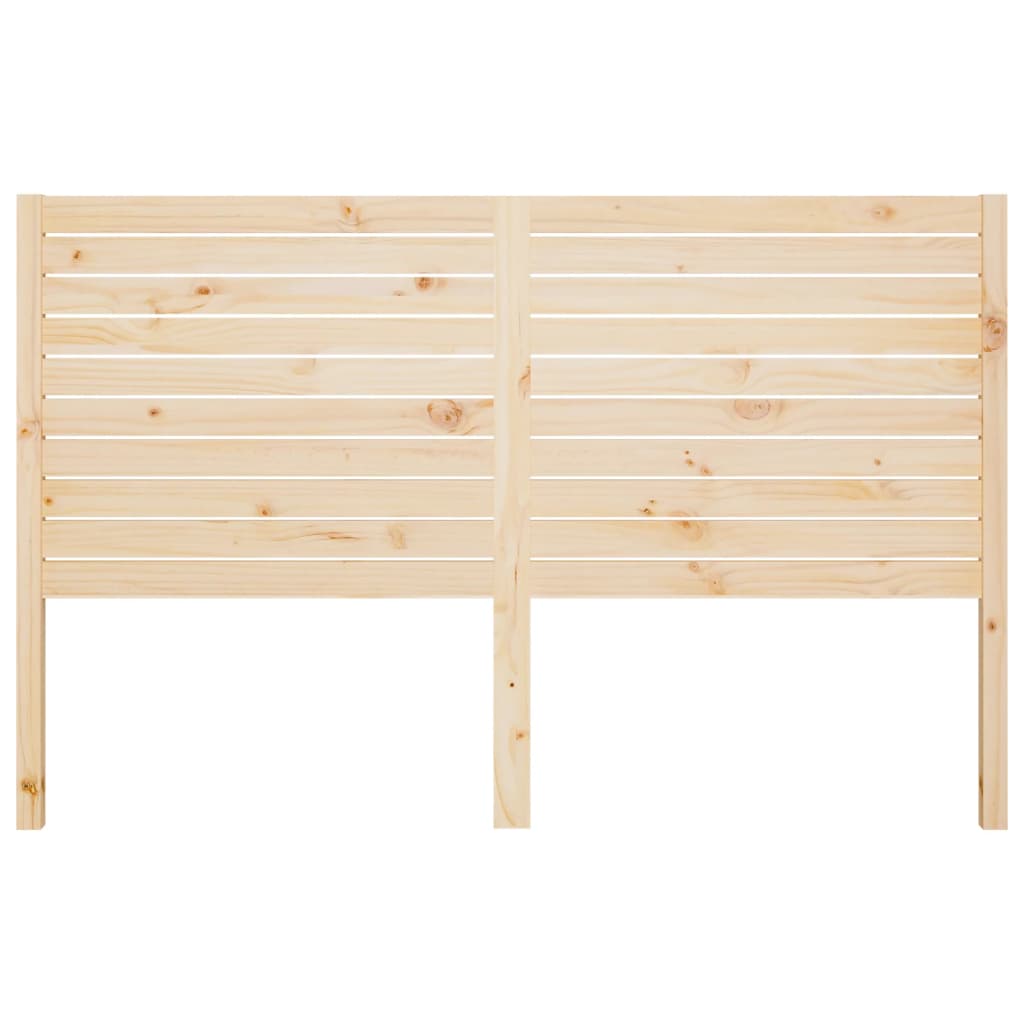 vidaXL Bed Headboard 146x4x100 cm Solid Wood Pine