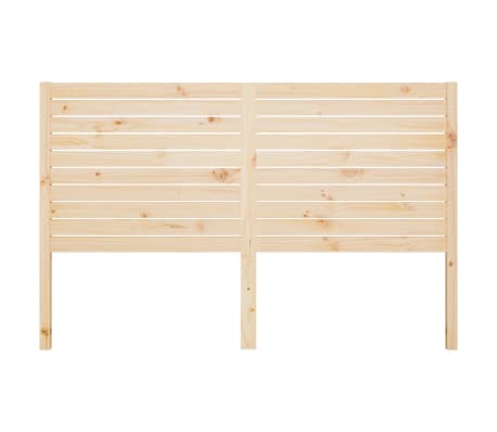 vidaXL Bed Headboard 146x4x100 cm Solid Wood Pine