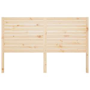 vidaXL Hoofdbord 206x4x100 cm massief grenenhout