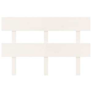 vidaXL Bed Headboard White 138x3x81 cm Solid Wood Pine