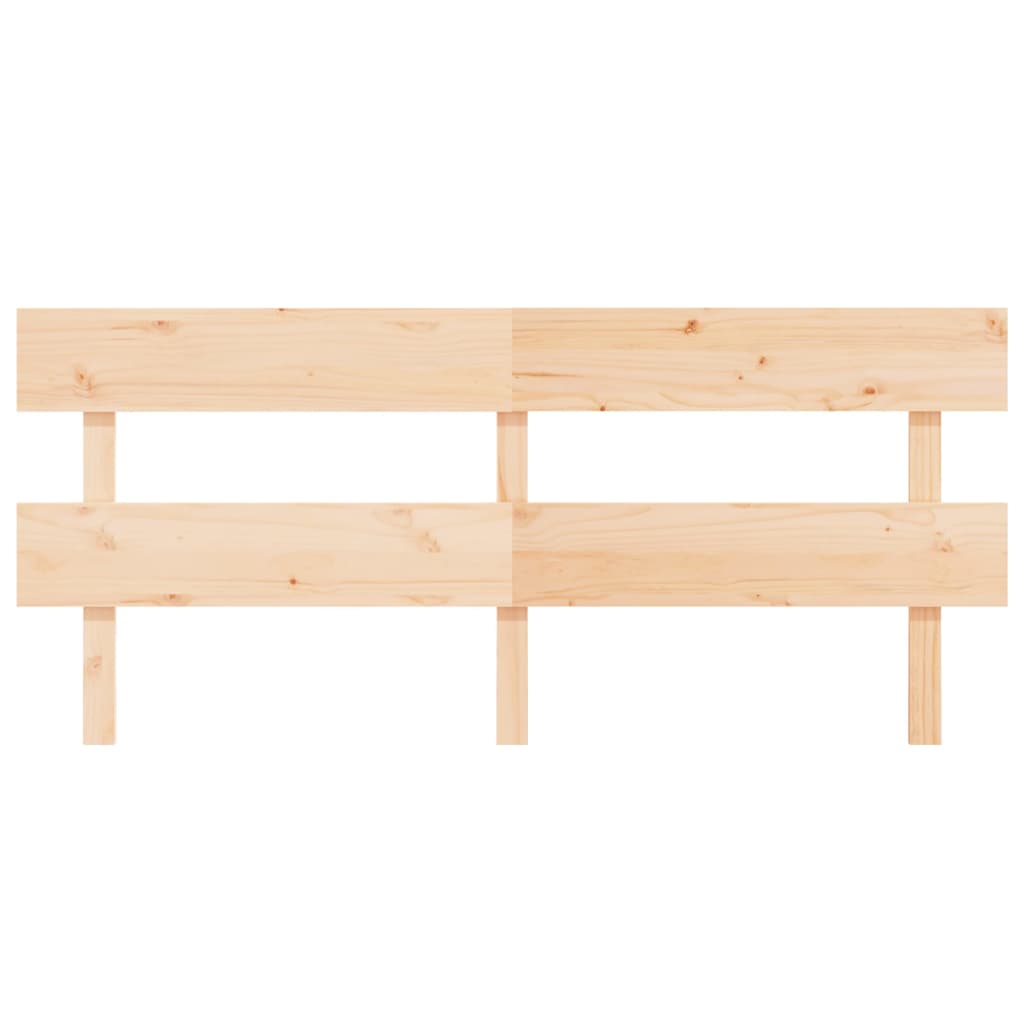

vidaXL Hoofdbord 204x3x81 cm massief grenenhout