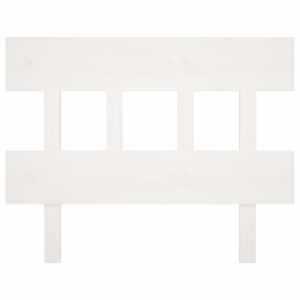 vidaXL Bed Headboard White 93.5x3x81 cm Solid Wood Pine
