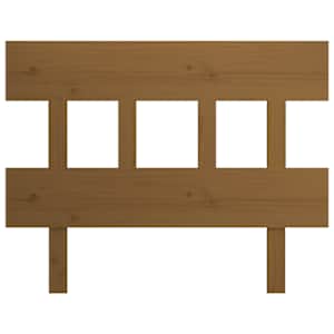 Čelo postele medově hnědé 103,5 x 3 x 81 cm masivní borovice - obrázek 3