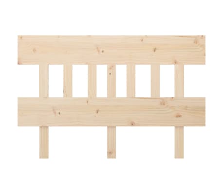 vidaXL T&ecirc;te de lit 138,5x3x81 cm Bois massif de pin
