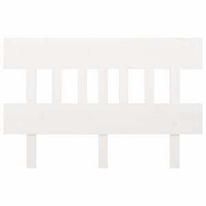 vidaXL Sengegavl hvit 153,5x3x81 cm heltre furu