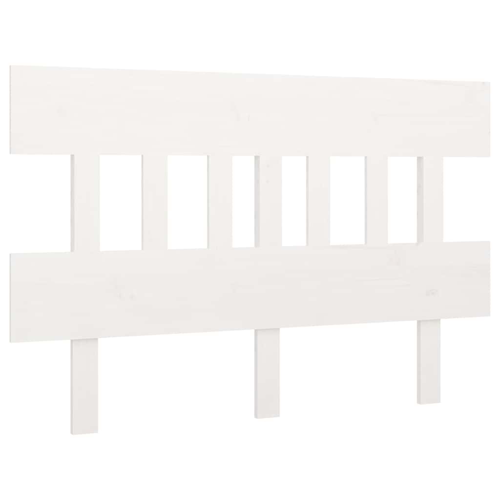 vidaXL Hoofdbord 163,5x3x81 cm massief grenenhout wit, foto 3
