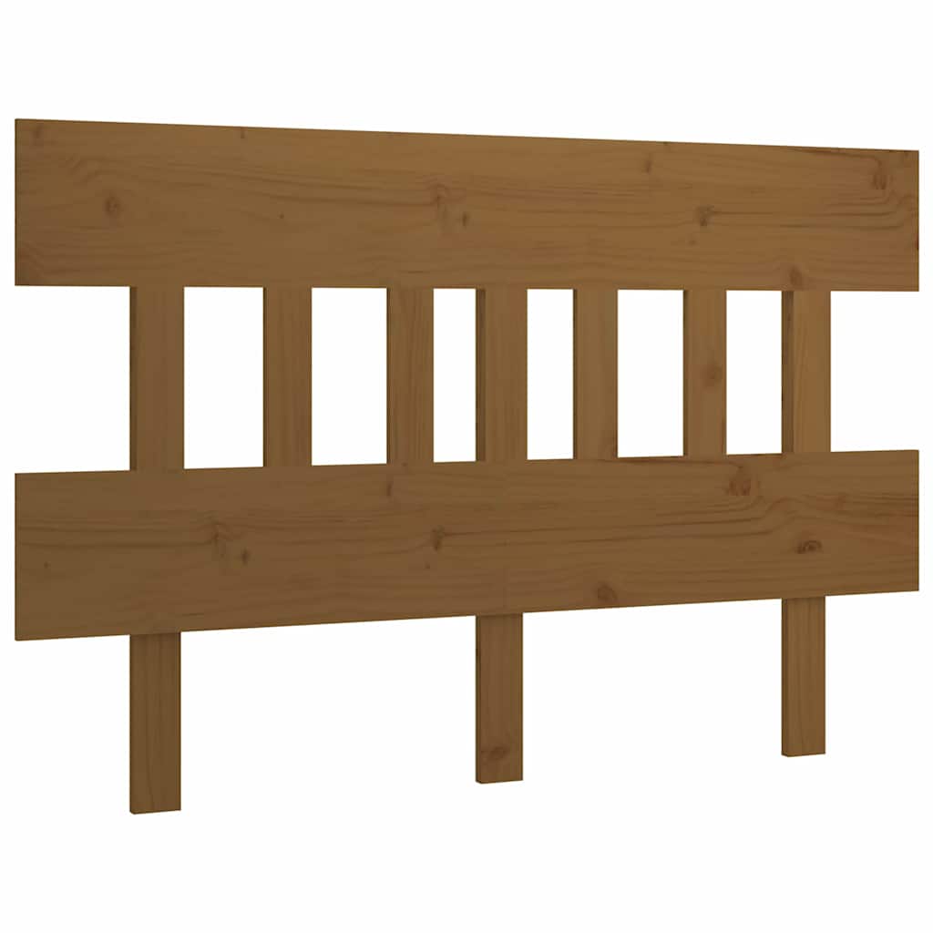 vidaXL Hoofdbord 183,5x3x81 cm massief grenenhout honingbruin bruin, foto 3