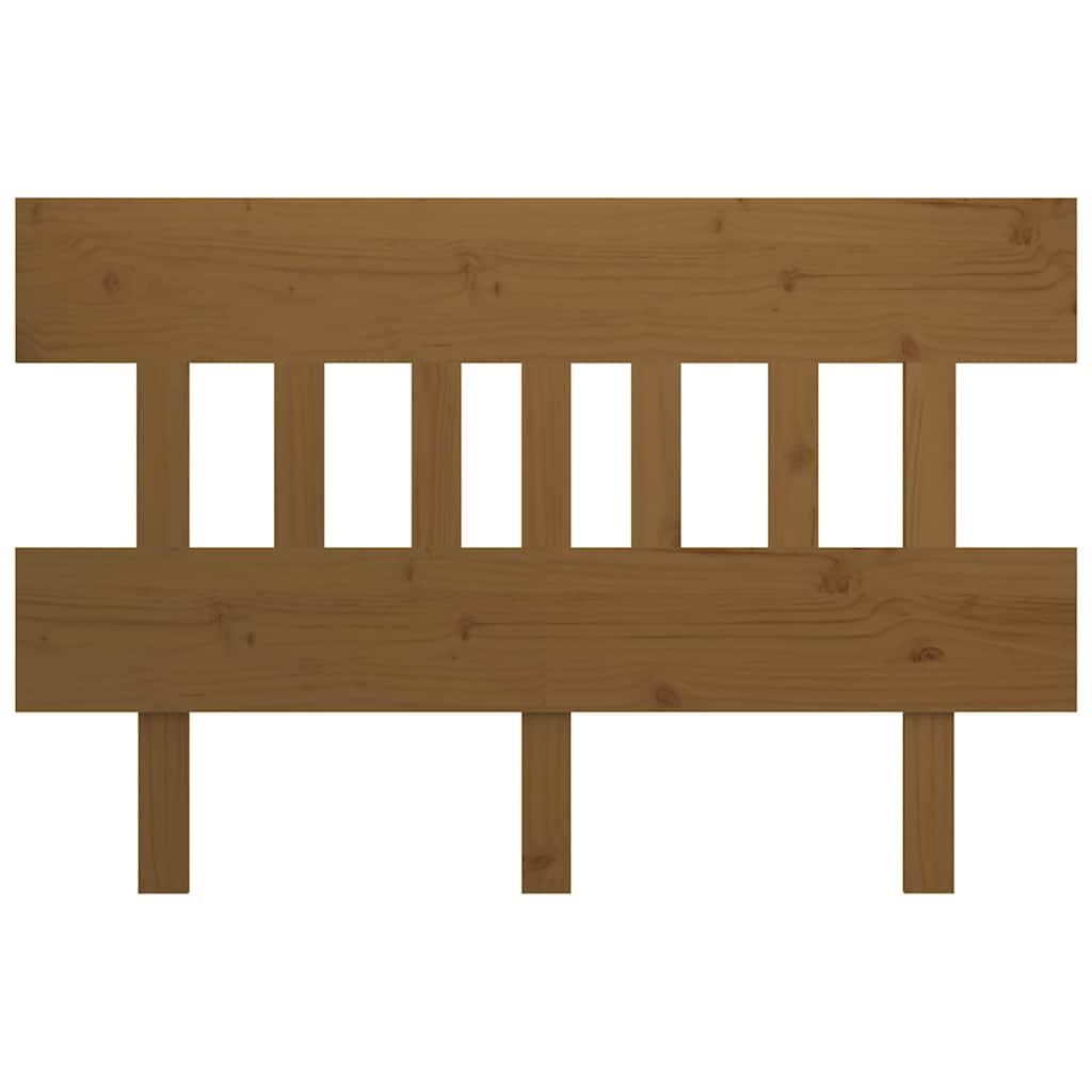 vidaXL Hoofdbord 183,5x3x81 cm massief grenenhout honingbruin bruin, foto 4