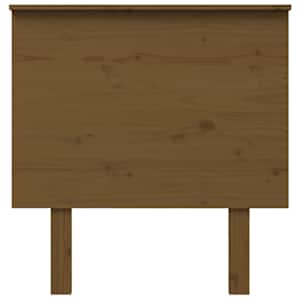 Čelo postele medově hnědé 79 x 6 x 82,5 cm masivní borovice - obrázek 3