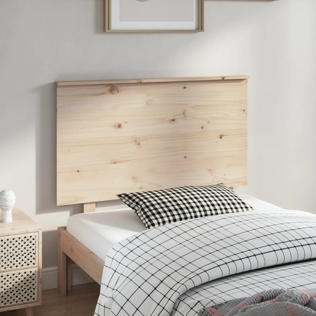vidaXL Bed Headboard 94x6x82.5 cm Solid Wood Pine