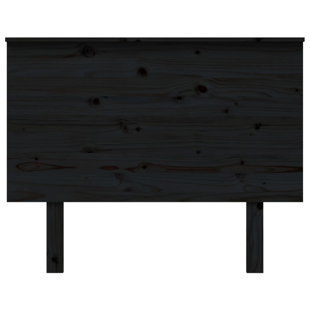 

vidaXL Hoofdbord 104x6x82,5 cm massief grenenhout zwart