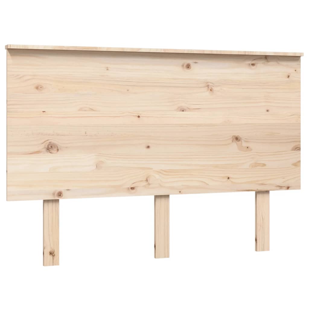 vidaXL Čelo postele 124 x 6 x 82,5 cm masivní borovice