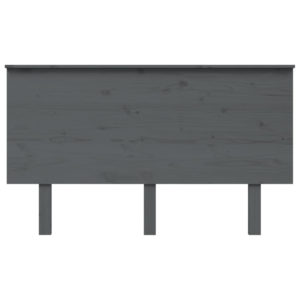

vidaXL Hoofdbord 139x6x82,5 cm massief grenenhout grijs