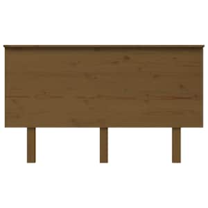 Čelo postele medově hnědé 139 x 6 x 82,5 cm masivní borovice - obrázek 3