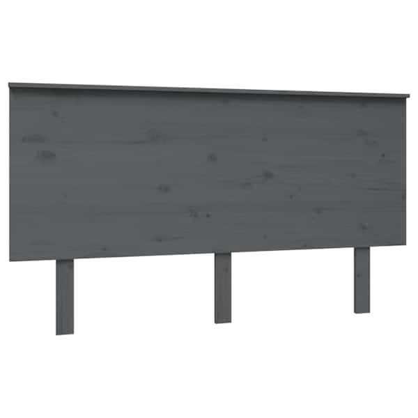 vidaXL voodipeats, hall, 144x6x82,5 cm, m&auml;nnipuit
