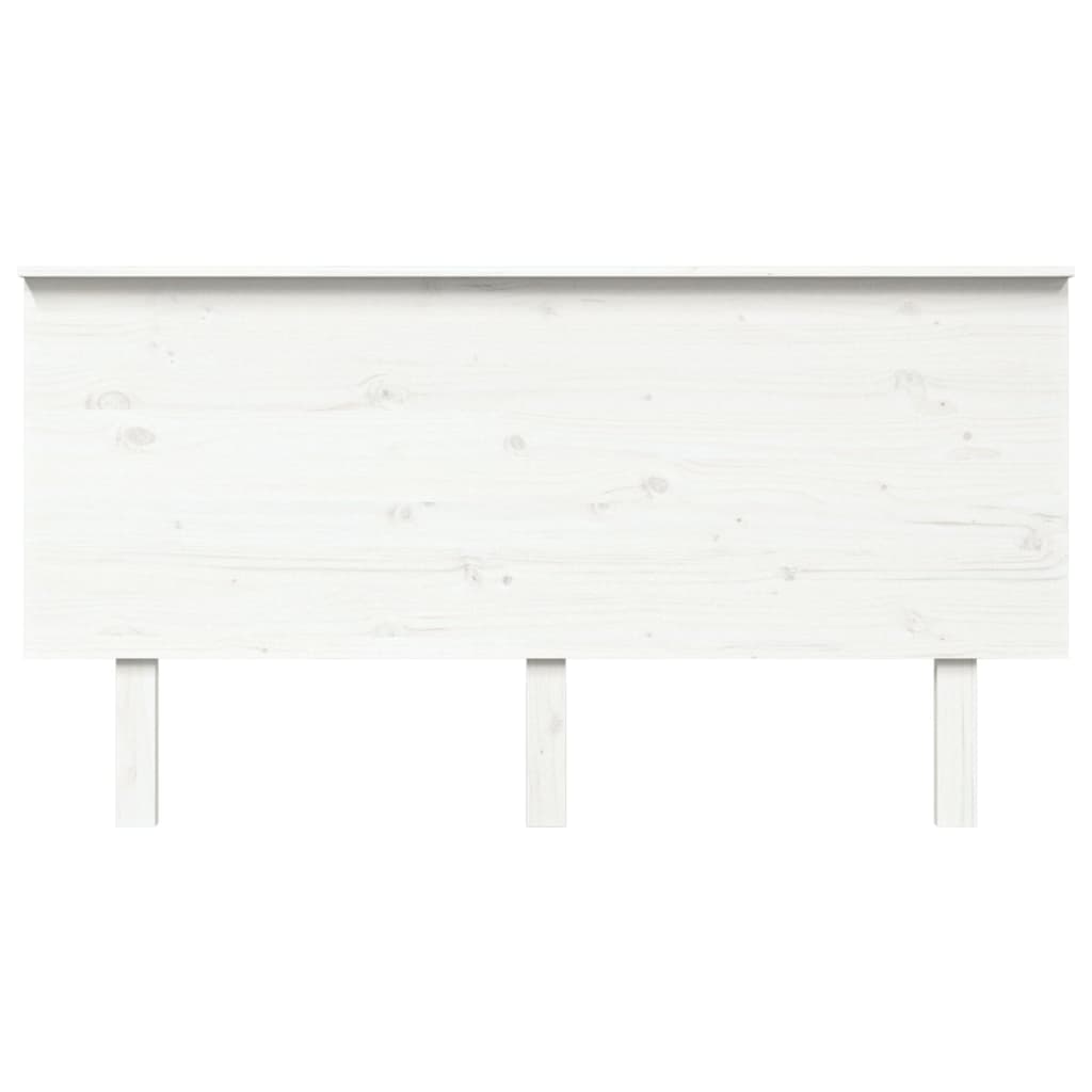 

vidaXL Hoofdbord 154x6x82,5 cm massief grenenhout wit
