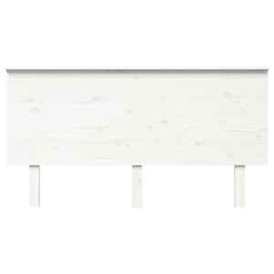 vidaXL Kopfteil Wei&szlig; 154x6x82,5 cm Massivholz Kiefer