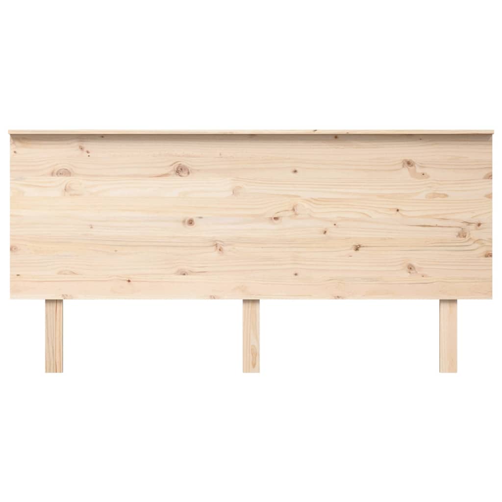 vidaXL tömör fenyőfa ágyfejtámla 164x6x82,5 cm