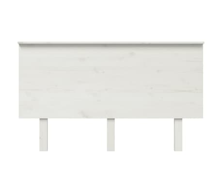 vidaXL Tăblie de pat, alb, 184x6x82,5 cm, lemn masiv de pin