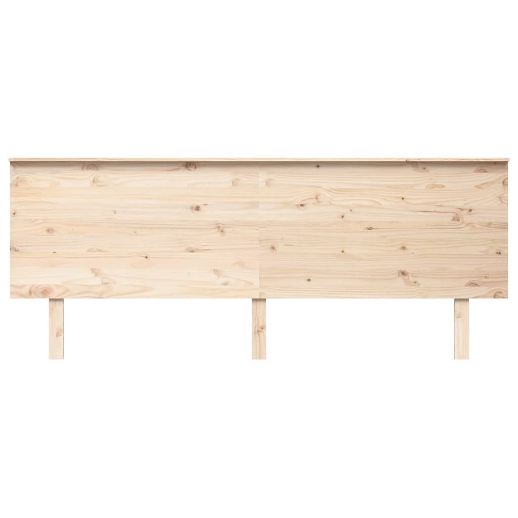 vidaXL Hoofdbord 204x6x82,5 cm massief grenenhout afbeelding