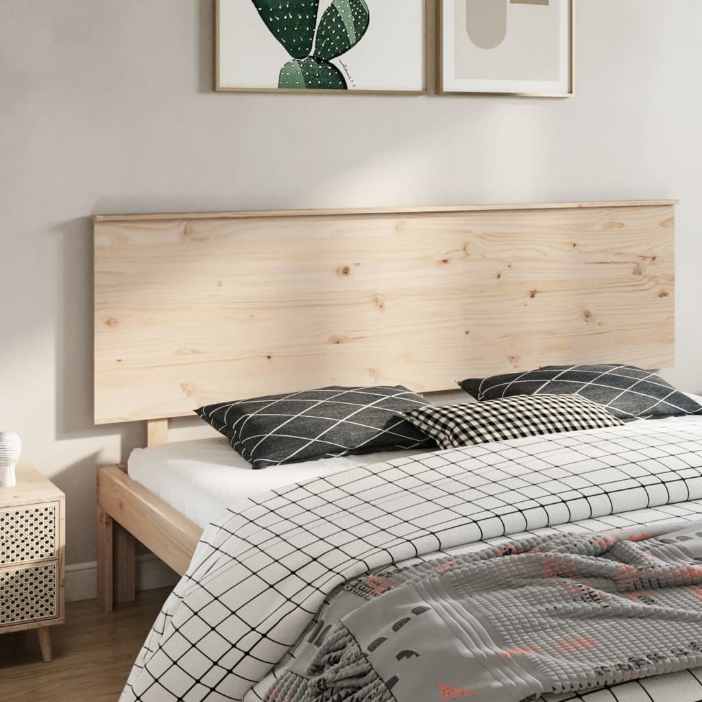 vidaXL Tăblie de pat, 204x6x82,5 cm, lemn masiv de pin