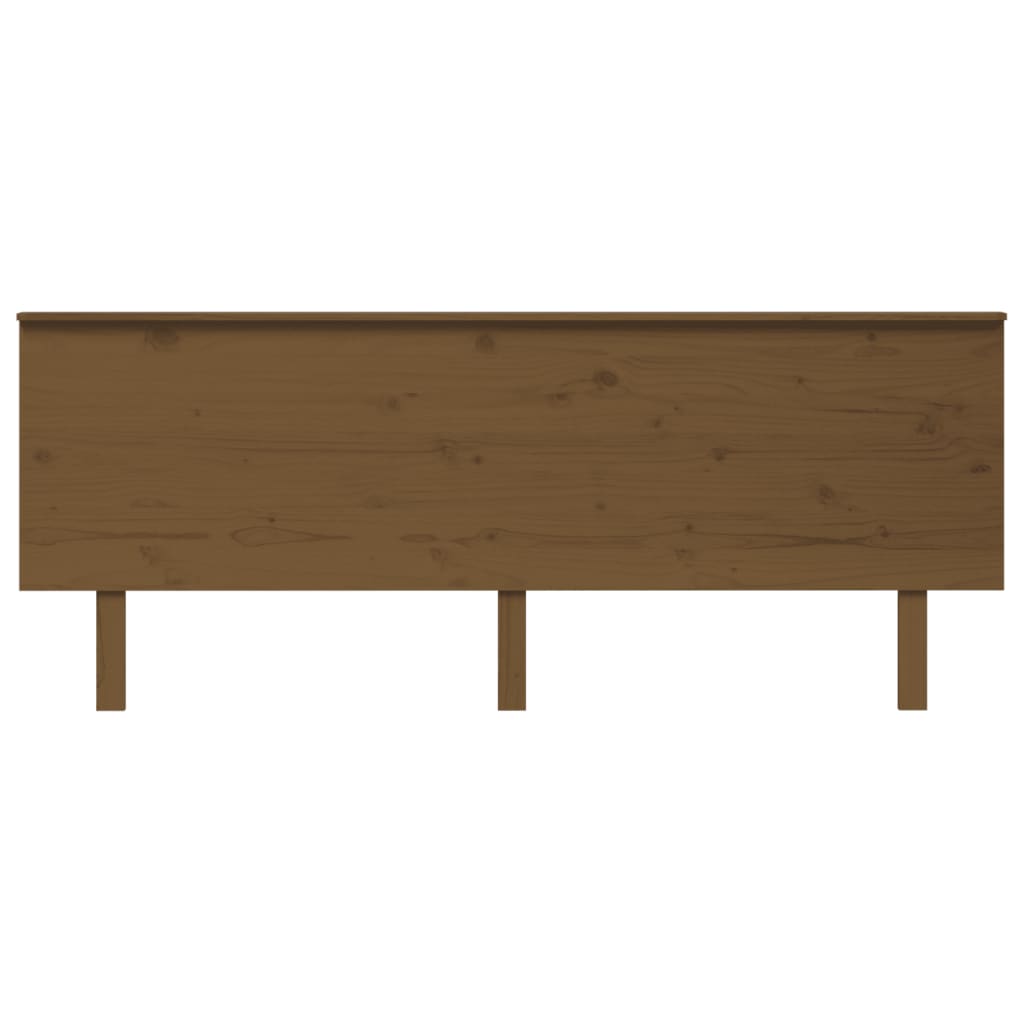 

vidaXL Hoofdbord 204x6x82,5 cm massief grenenhout honingbruin