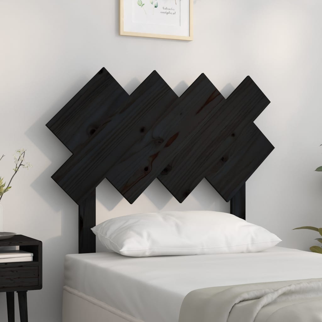  Bed Headboard Home Bedroom Decorative Bed Header Panel Solid Wood Pine vidaXL