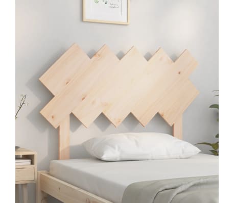 vidaXL T&ecirc;te de lit 104x3x80,5 cm Bois massif de pin