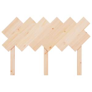 Čelo postele 122,5 x 3 x 80,5 cm masivní borovice - obrázek 4
