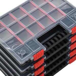 Organizéry na součástky 5 ks 34,5 x 25 x 5 cm polypropylen - obrázek 5