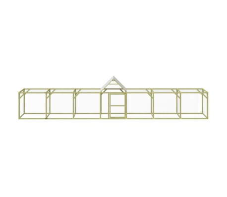 vidaXL Chicken Coop 700x100x150 cm Impregnated Solid Wood Pine
