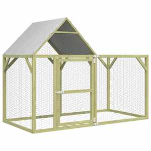 Kurník 200x100x150 cm impregnované masivní borové dřevo - obrázek 2