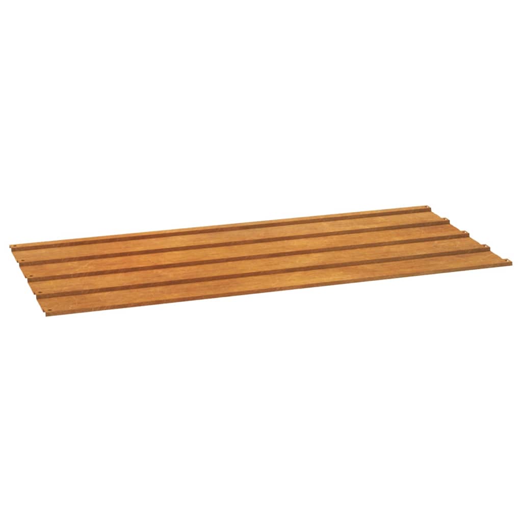 vidaXL Panouri de acoperiș, 36 buc., ruginiu, 100x44 cm, oțel corten