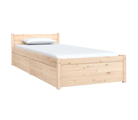 vidaXL Rám postele se zásuvkami 75 x 190 cm Small Single