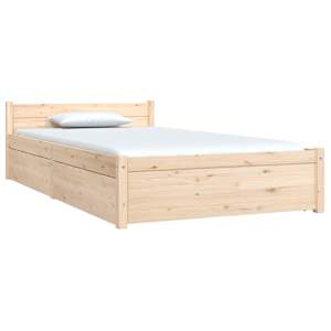 vidaXL Sengeramme med skuffer 90x190 cm Single