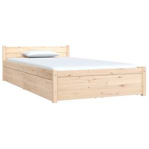 vidaXL Estrutura de cama com gavetas 100x200 cm