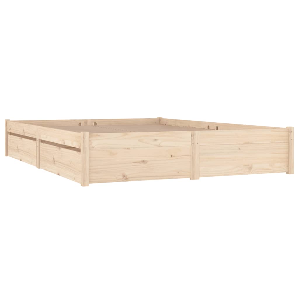 Thumbnail - vidaXL Bett ohne Matratze mit Schubladen 120x200 cm