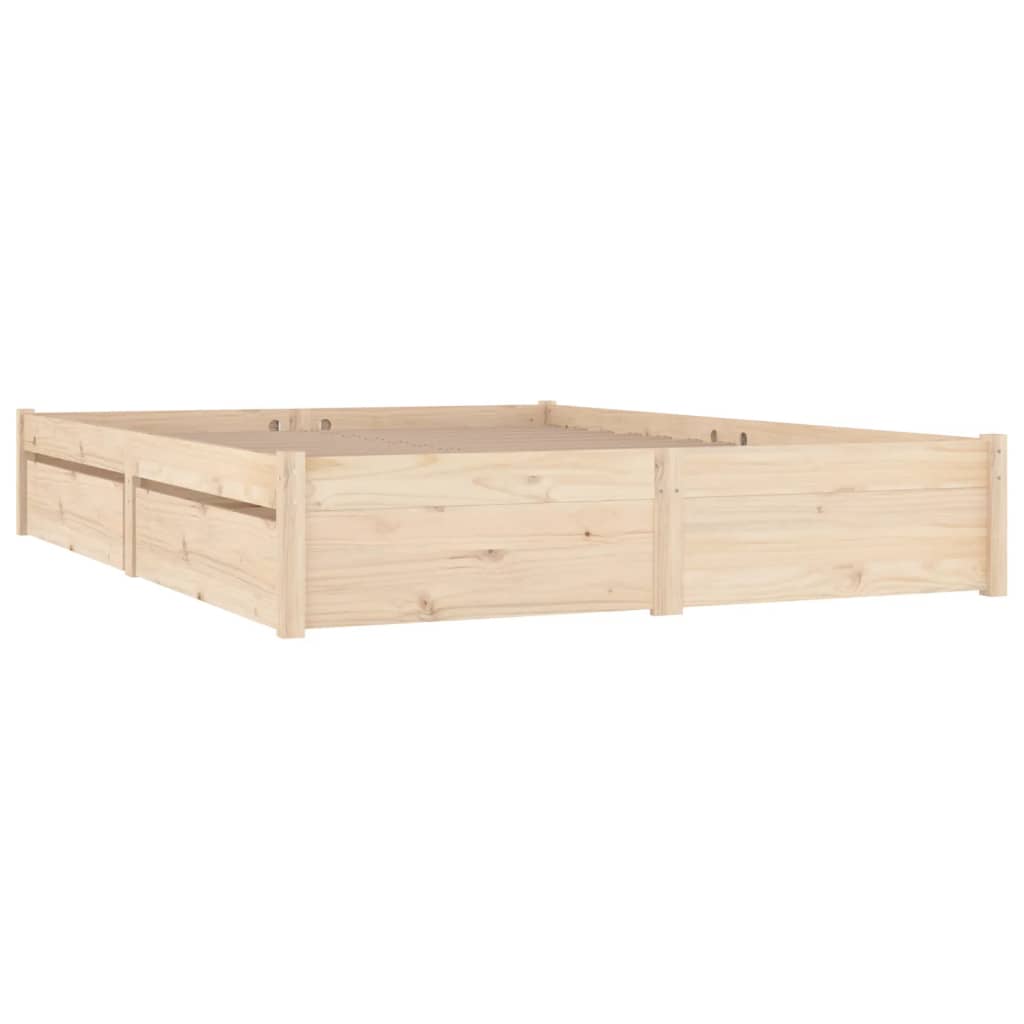 

vidaXL Bedframe met lades 200x200 cm