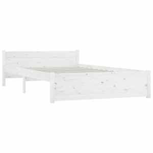 Rám postele se zásuvkami bílý 140 x 190 cm - obrázek 5