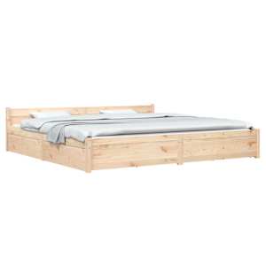 vidaXL Bett mit Schubladen 180x200 cm