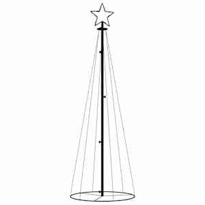 Vánoční stromek kužel 108 teplých bílých LED diod 70 x 180 cm - obrázek 3
