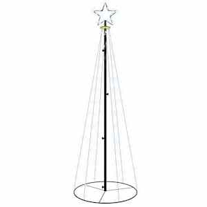Vánoční stromek kužel 108 studených bílých LED diod 70 x 180 cm - obrázek 2