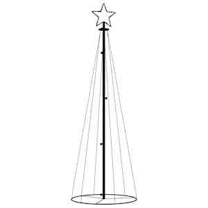 Vánoční stromek kužel 108 modrých LED diod 70 x 180 cm - obrázek 3