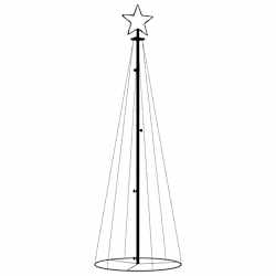 vidaXL Julgranskon f&auml;rgglad 108 LEDs 70x180 cm