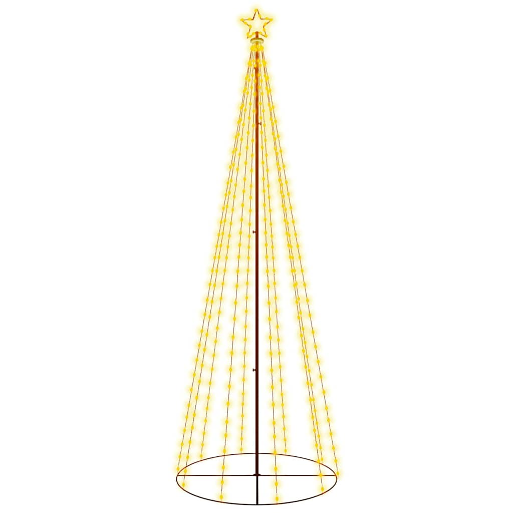 

vidaXL Christmas Cone Tree Warm White 310 LEDs 3x10 ft