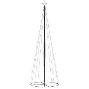 Vánoční stromek kužel 310 studených bílých LED diod 100x300 cm - obrázek 3