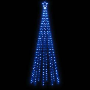 Vánoční stromek kužel 310 modrých LED diod 100 x 300 cm - obrázek 4